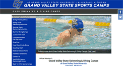 Desktop Screenshot of grandvalleystateswimmingcamps.com